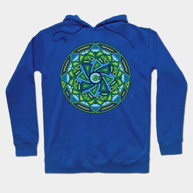 String Cheese Incident Sacred Mandala SCI Colorado Love 3 Hoodie by Shayna